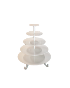 Extra Large White Iron Cupcake or Dessert Stand Food Service and catering rentals in Richmond, VA