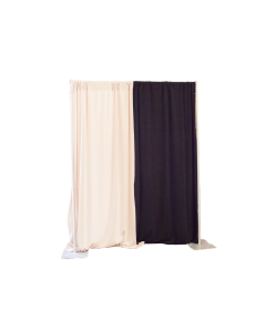 Pipe and Drape Room Divider Step And Repeat Backdrop Special Event Wedding Fundraiser Nonprofit Party Rentals in Richmond VA
