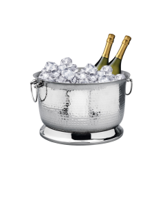 Silver Hammered Beverage Tub Ice Bucket Wine Chiller Special Event Banquet Wedding Party Rentals in Richmond, VA
