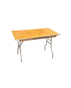 4' Four Foot Rectangle Banquet Special Event Table Party Rentals in Richmond VA