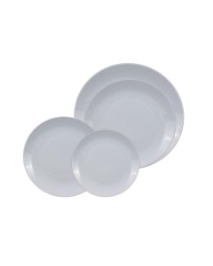 Rimless Modern Deep Coupe White China Collection wedding catering food service special event banquet party rentals in richmond va