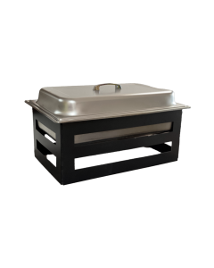 8 Quart Modern Black Crate Chafer Chafing Dish Special Event Catering Wedding Party Rentals in Richmond VA