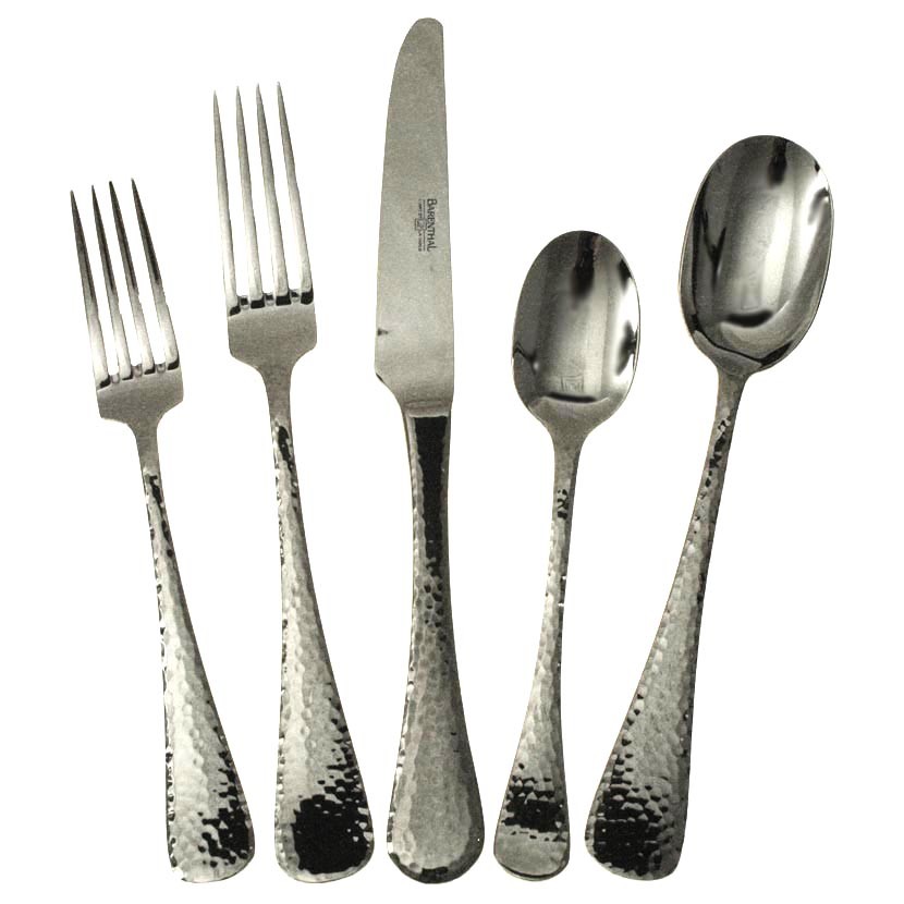 Hammered Flatware Collection Classic Party Rentals of Virginia