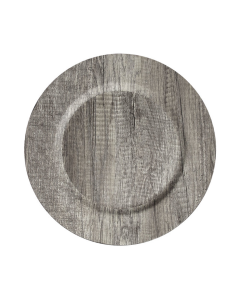 13 inch faux poplar ash wood barnwood look charger tablescape rustic boho shabby chic rentals in richmond va