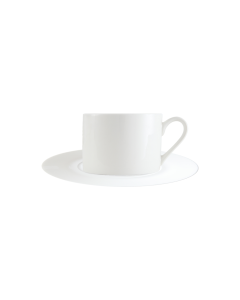 Camelia Coffee Can Cup and Saucer White Bone China Coffee Tea Hot Chocolate Plate Special Event Banquet Wedding Party Rentals in Richmond VA