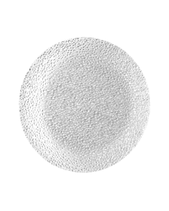 Petaluma Clear Glass Dinnerware - Charger 13 Inch Plates Catering and Food Service Special Event Wedding Party Rentals in Richmond VA