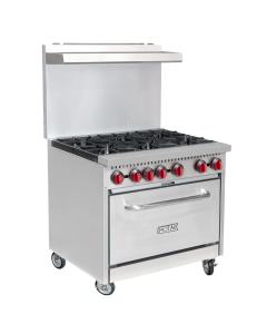 6 Burner propane Stove Range top with oven Catering and Food Service BBQ Backyard Tailgate Banquet Wedding Outdoor Kitchen Party Rentals in Richmond VA