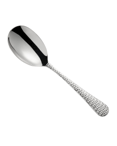 Hammered Buffet Family Style 8 inch Serving Spoon Catering and Food Service Rentals in Richmond VA