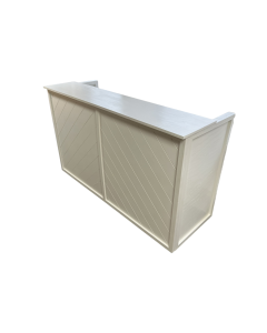 White Modern Contemporary Farmhouse Boho Chic Bar Party and Food Service Rentals in Richmond VA