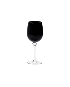 Ariana Statement Modern Boho Chic Black All Purpose Water Wine Glass Goblet Rentals in Richmond VA