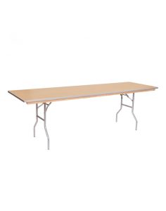 King's King Banquet Table Rental Wood Rectangle 8ft 8 foot by 42in 42 inches in Richmond Virginia