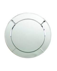 13 inch Glass Mirrored Mirror Cenerpiece Boho Chic Wedding Birthday Party Baby quinceanera quinceañera Festive dinner party Serving plate