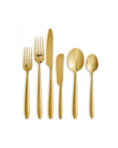 Muse Gold Mirror Flatware Collection Rentals in Richmond VA Introducing the Muse Mirrored Gold Flatware, a stunning new collection available for rent at Classic Party Rentals of Virginia. This elegant flatware is perfect for weddings, special events, and dinner parties, adding a sophisticated touch to any table setting. The sleek mirrored gold finish creates a modern, luxurious aesthetic, ideal for upscale gatherings. Whether you're planning a chic wedding reception or an intimate dinner, this flatware will elevate your event with its refined and contemporary design. Rent the Muse Mirrored Gold Flatware today for an unforgettable dining experience.