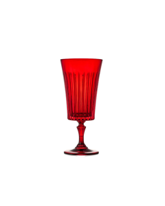 Elevate your table setting with our Cranberry Timeless Water Goblet rental. Featuring a graceful fluted design and rich, jewel-toned color, this 13.5 oz goblet brings warmth and sophistication to weddings, holiday parties, corporate events, and upscale celebrations.