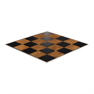 New England Plank & Black Dance Floor - 4 foot by 4 foot panels