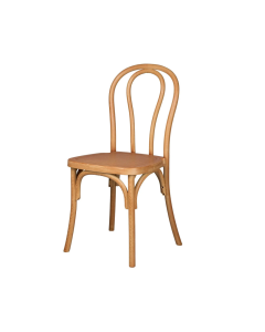 Solid Resin Bentwood Natural Wood Look Chair